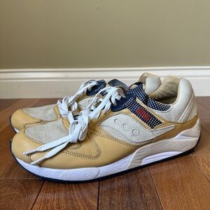 Saucony Grid 9000 x SNS “Business Class” Cream Blue S70380-1 – Men’s Size 13